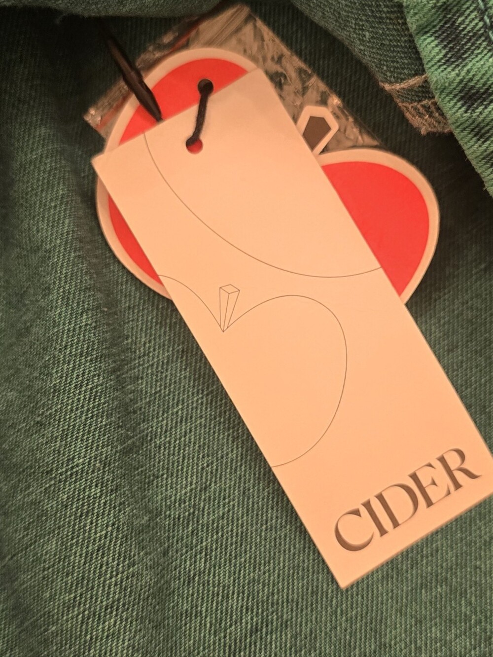 NWT! Cider Teal Pleated Denim Mini Skirt with Double Buckle Waist - Picture 4 of 4